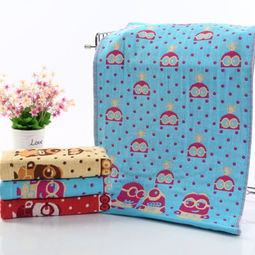 清新柔软，呵护宝宝肌肤——QQ企鹅卡通纯棉纱布毛巾