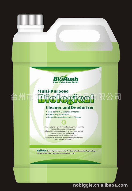 【BioRush多功能生物清洁剂 (浓缩型) Biological Cleaner】价格,厂家,图片,其他日化用品,台州市黄岩比格日用品-